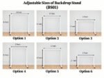 Adjustable PVC Backdrop Stand Kit (BS01) - Modular Multi-Size Frame for DIY Festive Mandaps, Events & Photography - White Furniture-Grade PVC