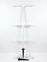 * Trelliskart Modular Adjustable  Plant Trellis with Cross Arms – White  Heavy-Duty PVC Garden Support for Climbing Plants & Decor - Image 5