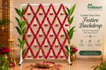 Adjustable PVC Backdrop Stand Kit (BS01) - Modular Multi-Size Frame for DIY Festive Mandaps, Events & Photography - White Furniture-Grade PVC - Image 3